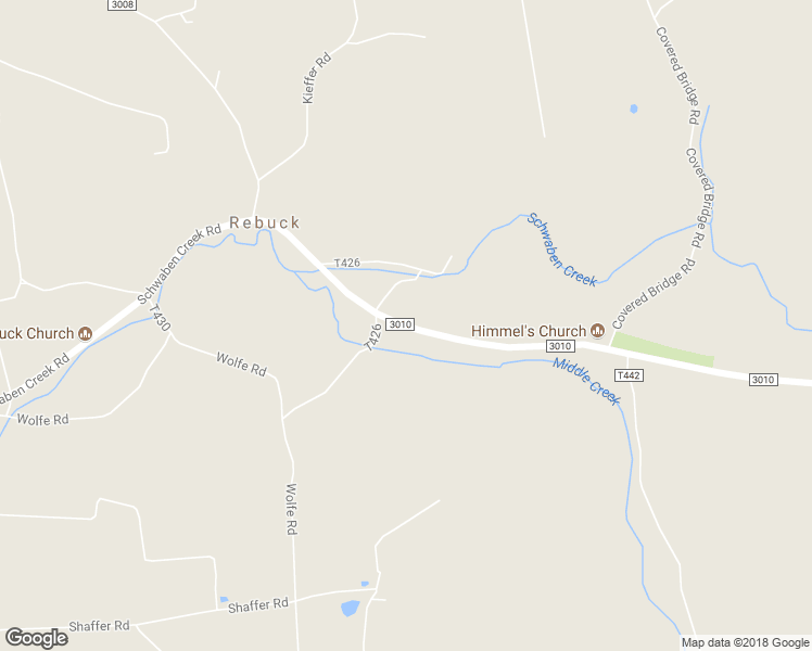 map of restaurants, bars, coffee shops, grocery stores, and more near State Route 3010 in Northumberland County