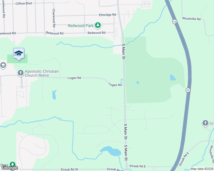 map of restaurants, bars, coffee shops, grocery stores, and more near 65 Logan Rd in Mansfield