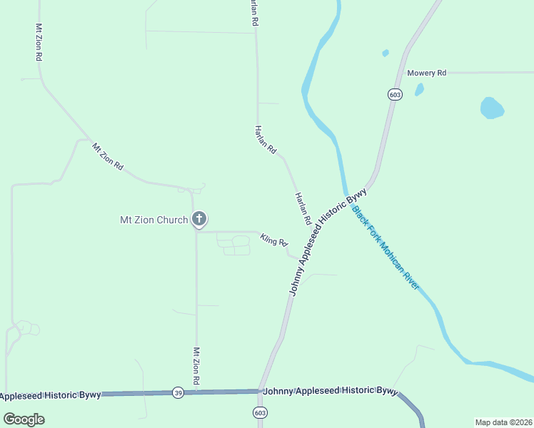 map of restaurants, bars, coffee shops, grocery stores, and more near 3695 Kling Road in Lucas