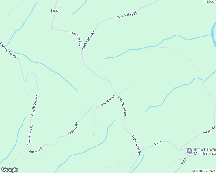 map of restaurants, bars, coffee shops, grocery stores, and more near 447 Logansport Road in Ford City