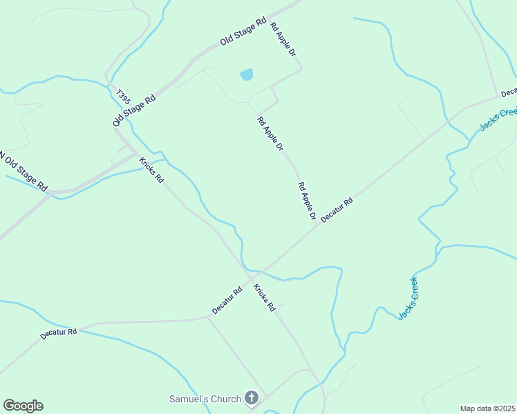 map of restaurants, bars, coffee shops, grocery stores, and more near 621 Decatur Road in McClure