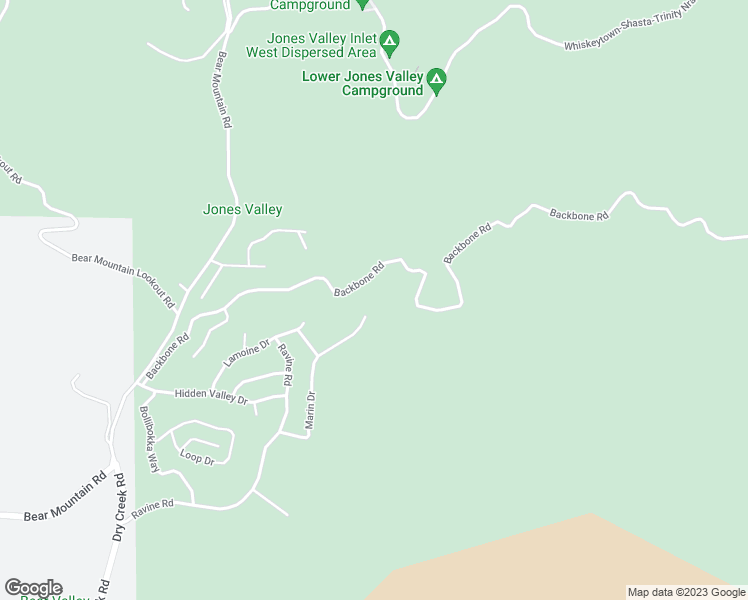 map of restaurants, bars, coffee shops, grocery stores, and more near 14907 Marin Drive in Redding