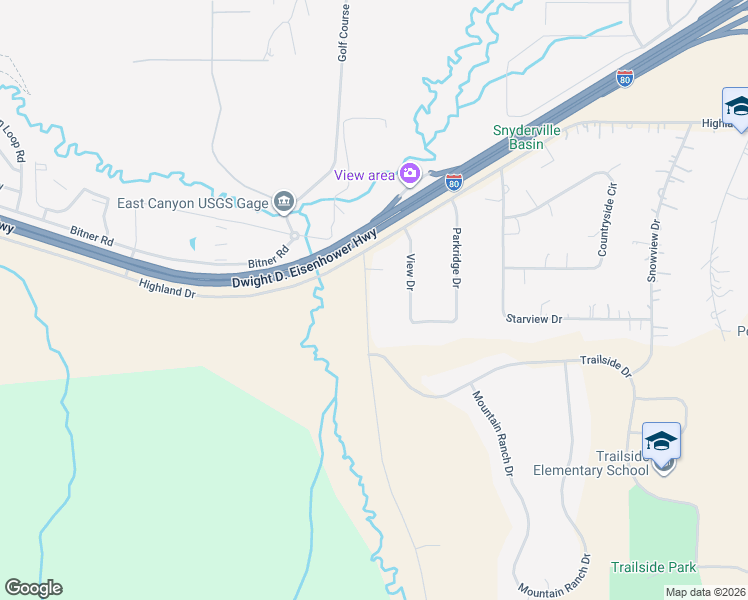 map of restaurants, bars, coffee shops, grocery stores, and more near 6184 North Old Ranch Road in Park City