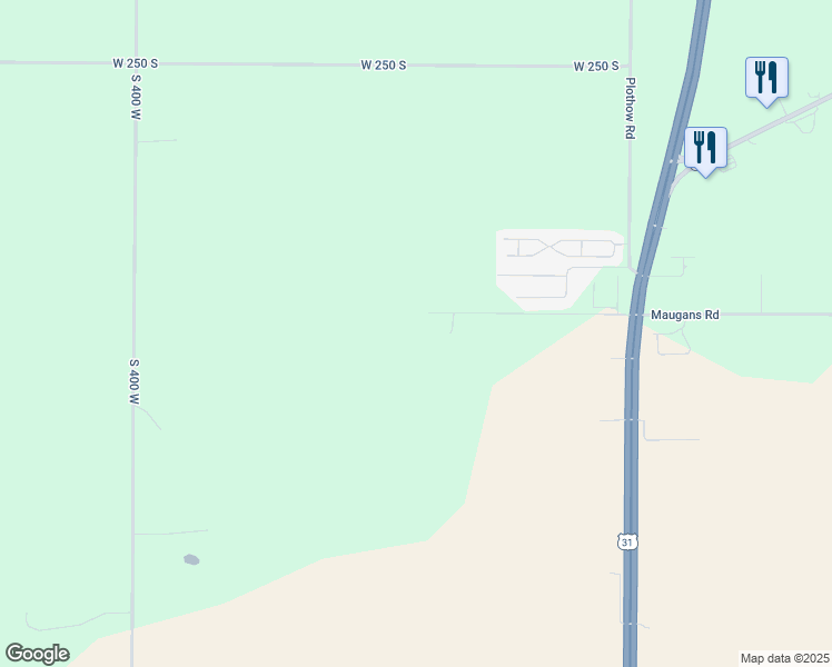 map of restaurants, bars, coffee shops, grocery stores, and more near 3399 West 300 South in Peru