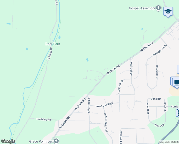 map of restaurants, bars, coffee shops, grocery stores, and more near 1551 Bridgewater Way South in Mansfield