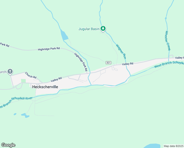 map of restaurants, bars, coffee shops, grocery stores, and more near 1138 Valley Road in Pottsville