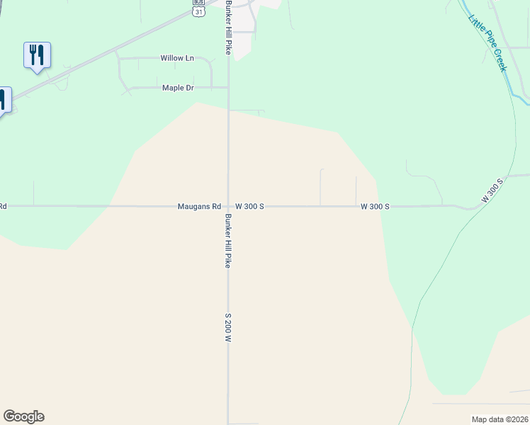 map of restaurants, bars, coffee shops, grocery stores, and more near 1879 West 300 South in Peru