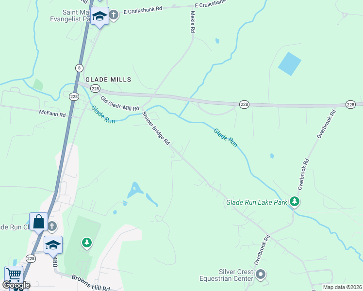 map of restaurants, bars, coffee shops, grocery stores, and more near 141 Kings Farm Lane in Valencia