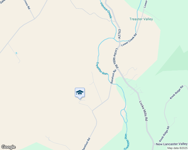 map of restaurants, bars, coffee shops, grocery stores, and more near 495 Barefoot Road in Milroy
