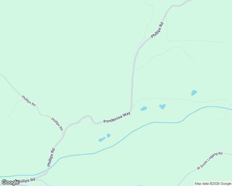 map of restaurants, bars, coffee shops, grocery stores, and more near 14976 Phillips Road in Oak Run