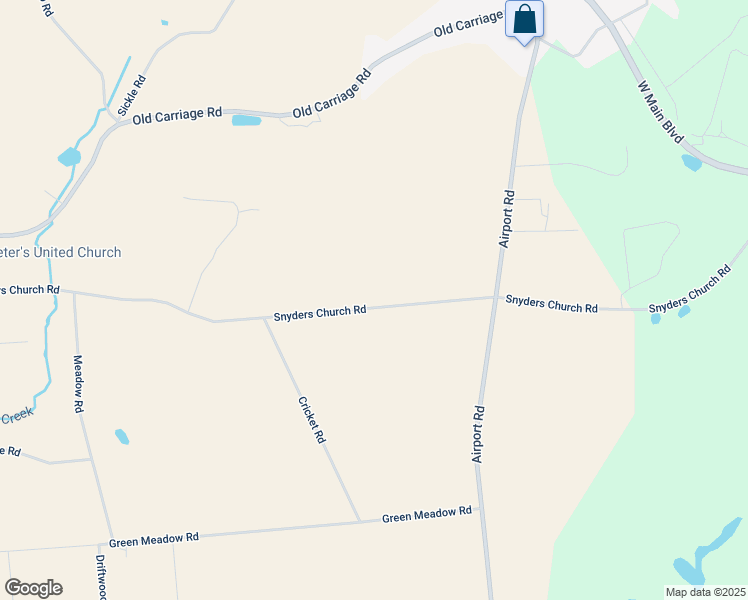 map of restaurants, bars, coffee shops, grocery stores, and more near 5823 Snyders Church Road in Northampton