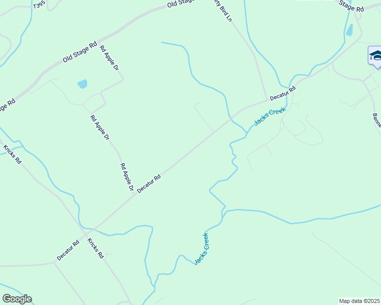 map of restaurants, bars, coffee shops, grocery stores, and more near 881 Decatur Road in McClure
