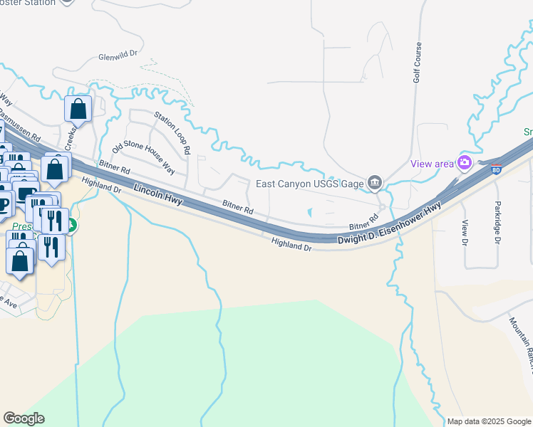 map of restaurants, bars, coffee shops, grocery stores, and more near in Silver Summit