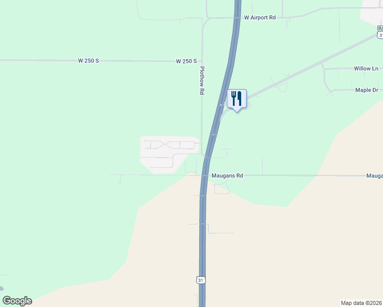 map of restaurants, bars, coffee shops, grocery stores, and more near 155 Woodland Hill in Peru