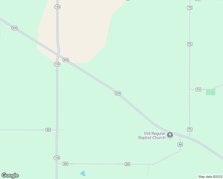 map of restaurants, bars, coffee shops, grocery stores, and more near 5442 Highway 309 in Ada