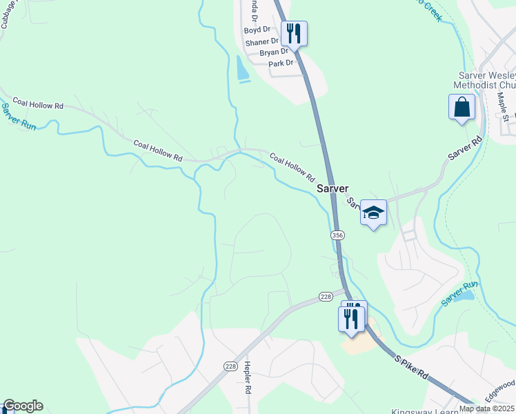 184 Heathfield Drive, Sarver PA Walk Score