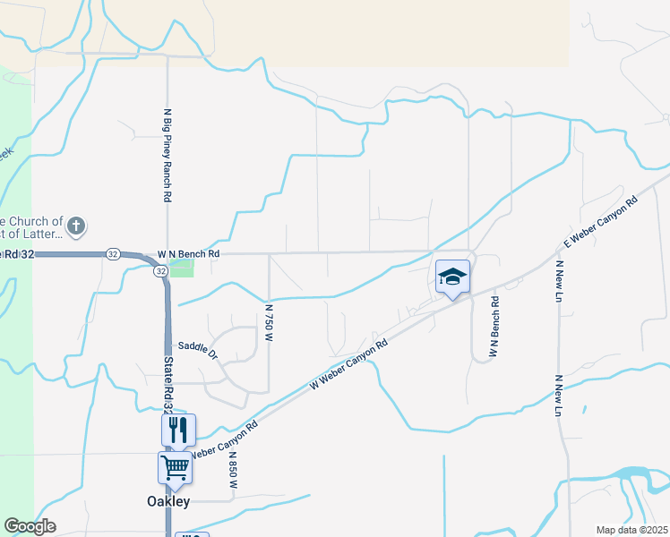 map of restaurants, bars, coffee shops, grocery stores, and more near 5420 North Estates Lane in Oakley