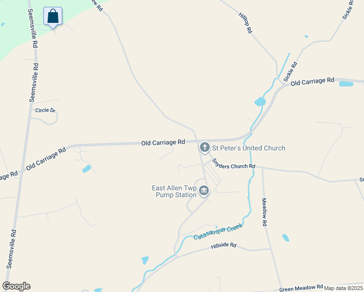 map of restaurants, bars, coffee shops, grocery stores, and more near 5150 Old Carriage Road in Northampton