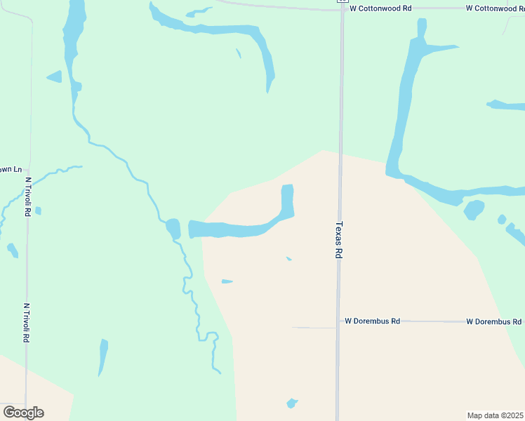 map of restaurants, bars, coffee shops, grocery stores, and more near 3007 Texas Road in Trivoli