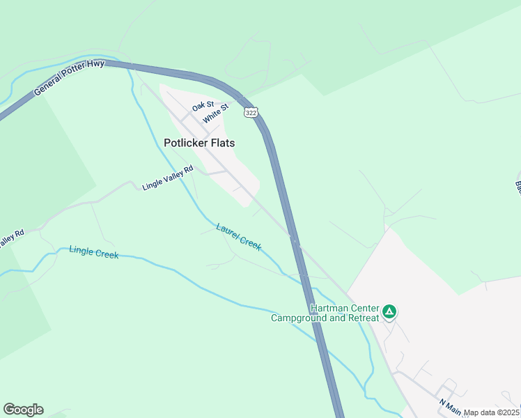 map of restaurants, bars, coffee shops, grocery stores, and more near 4 Sims Road in Milroy