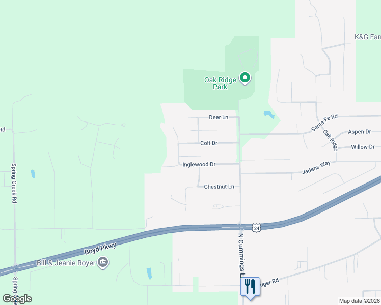 map of restaurants, bars, coffee shops, grocery stores, and more near 1950 Colt Dr in Washington