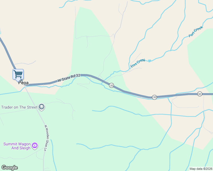 map of restaurants, bars, coffee shops, grocery stores, and more near 2503 West State Road 32 in Peoa