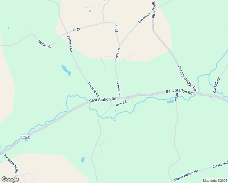 map of restaurants, bars, coffee shops, grocery stores, and more near 4771 Lovers Ln in Slatington
