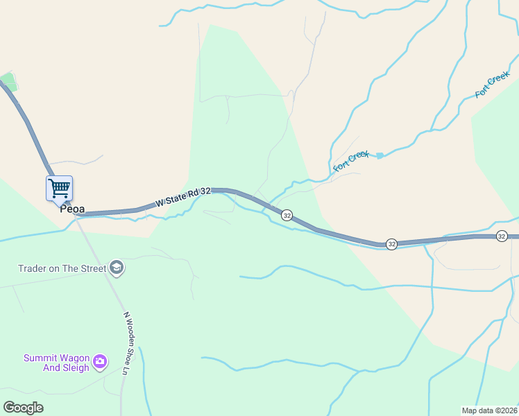 map of restaurants, bars, coffee shops, grocery stores, and more near 2575 West State Road 32 in Peoa