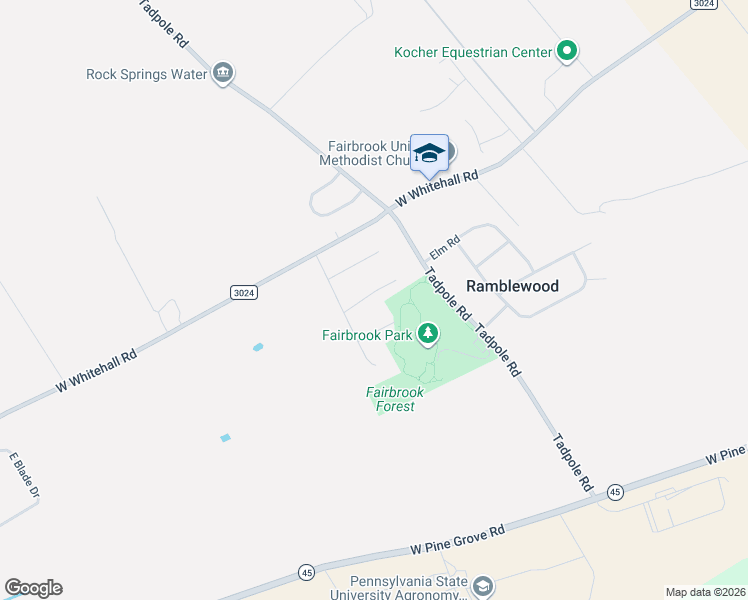 map of restaurants, bars, coffee shops, grocery stores, and more near 306 Marengo Lane in Pennsylvania Furnace