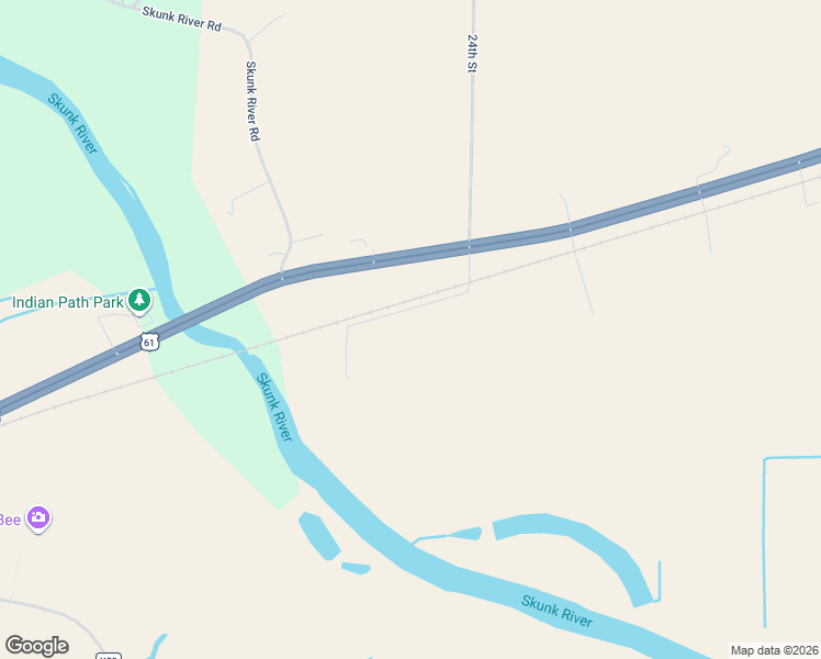 map of restaurants, bars, coffee shops, grocery stores, and more near 3219 U.S. 61 in Burlington