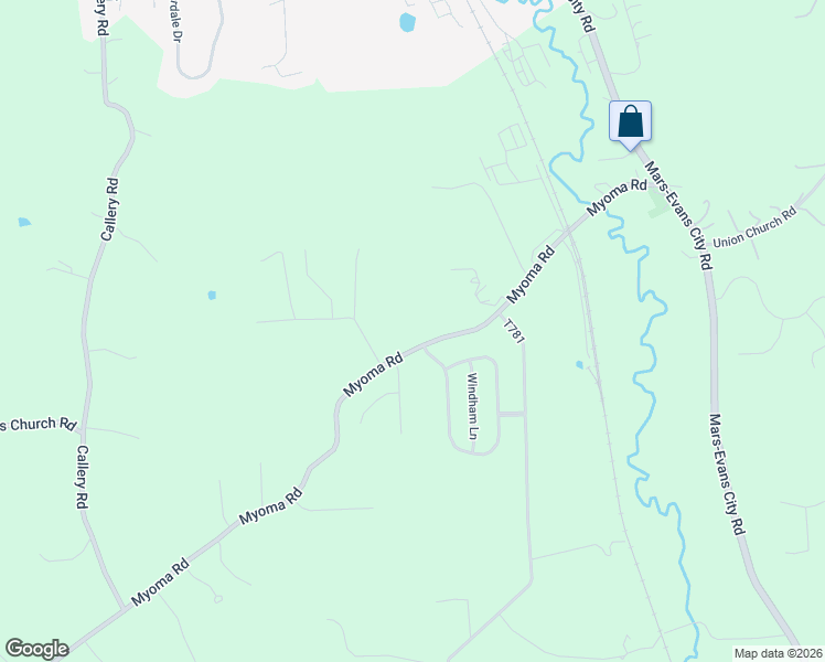 map of restaurants, bars, coffee shops, grocery stores, and more near 218 Myoma Road in Mars