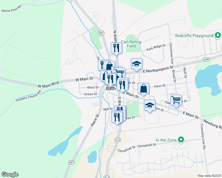 126 West Main Street, Bath PA Walk Score