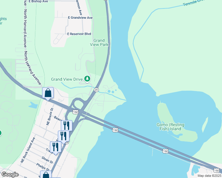 map of restaurants, bars, coffee shops, grocery stores, and more near 100 East Lorentz Avenue in Peoria