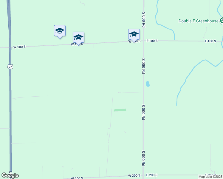 map of restaurants, bars, coffee shops, grocery stores, and more near 1374 South 000 Road in Monroe
