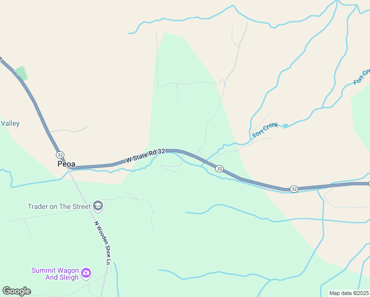 map of restaurants, bars, coffee shops, grocery stores, and more near 2640 West State Road 32 in Peoa