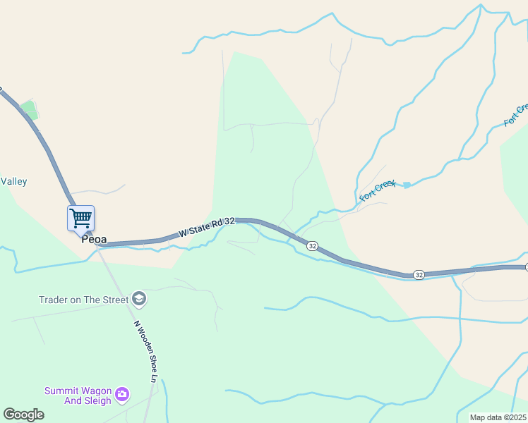 map of restaurants, bars, coffee shops, grocery stores, and more near 2640 West State Road 32 in Peoa