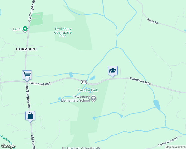 map of restaurants, bars, coffee shops, grocery stores, and more near 120 Fairmount Road East in Califon