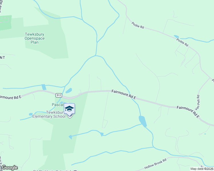 map of restaurants, bars, coffee shops, grocery stores, and more near 104 Fairmount Road East in Califon