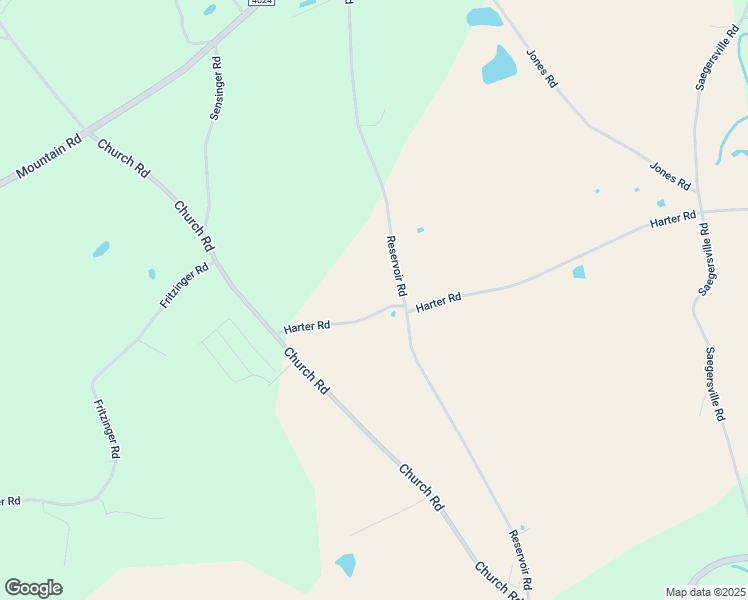 map of restaurants, bars, coffee shops, grocery stores, and more near 5439 Harter Road in Germansville