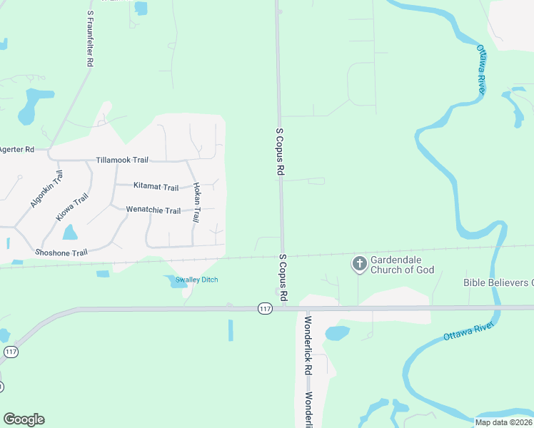 map of restaurants, bars, coffee shops, grocery stores, and more near 910 South Copus Road in Lima