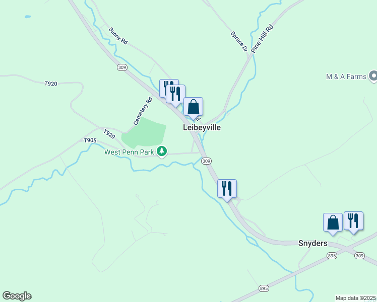 map of restaurants, bars, coffee shops, grocery stores, and more near 709 Zions Stone Church Road in New Ringgold