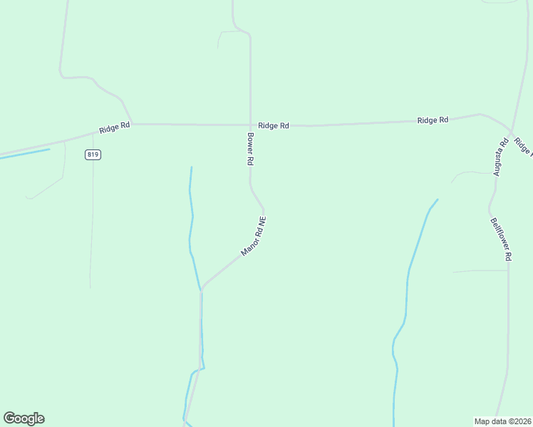 map of restaurants, bars, coffee shops, grocery stores, and more near 11996 Bower Road in Minerva