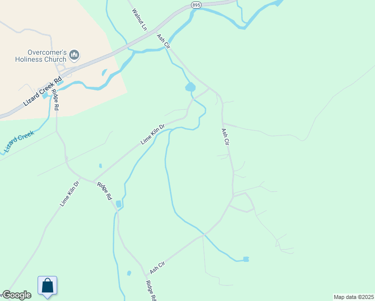 map of restaurants, bars, coffee shops, grocery stores, and more near 132 Ash Circle in Andreas