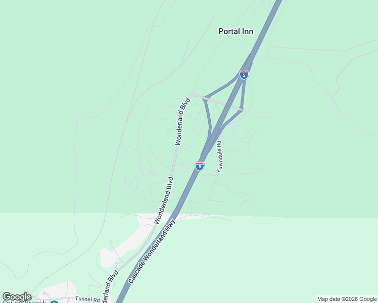 map of restaurants, bars, coffee shops, grocery stores, and more near 15125 Wonderland Boulevard in Redding