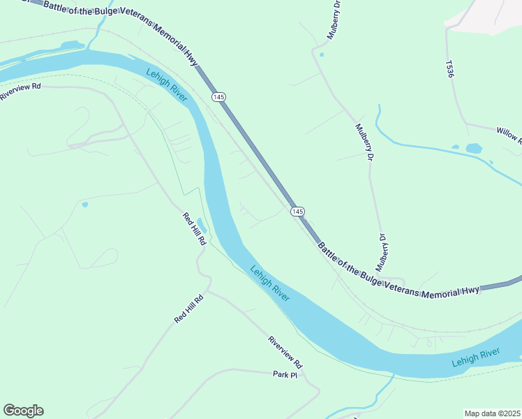 map of restaurants, bars, coffee shops, grocery stores, and more near 4709 3 Mile Ln in Walnutport