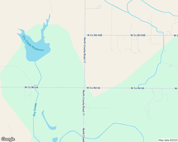 map of restaurants, bars, coffee shops, grocery stores, and more near 9838 North County Road 17 in Fort Collins