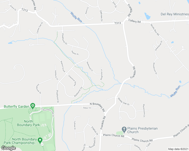 map of restaurants, bars, coffee shops, grocery stores, and more near 616 Redwood Court in Cranberry Township