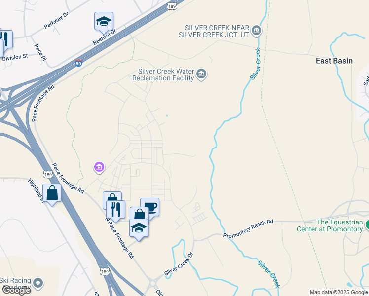 map of restaurants, bars, coffee shops, grocery stores, and more near 1473 Dogwood Court in Park City