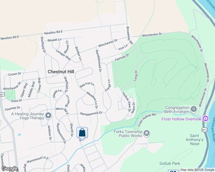 map of restaurants, bars, coffee shops, grocery stores, and more near 835 Ramblewood Drive in Easton