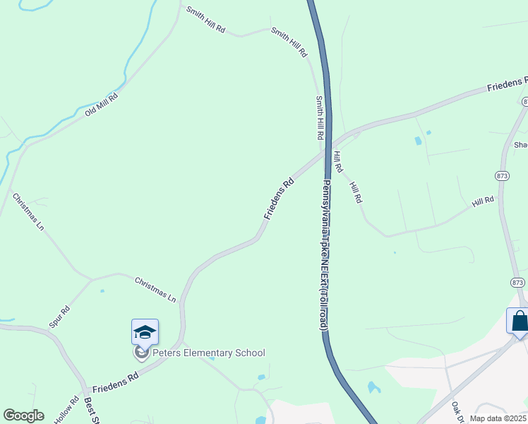 map of restaurants, bars, coffee shops, grocery stores, and more near in Emerald